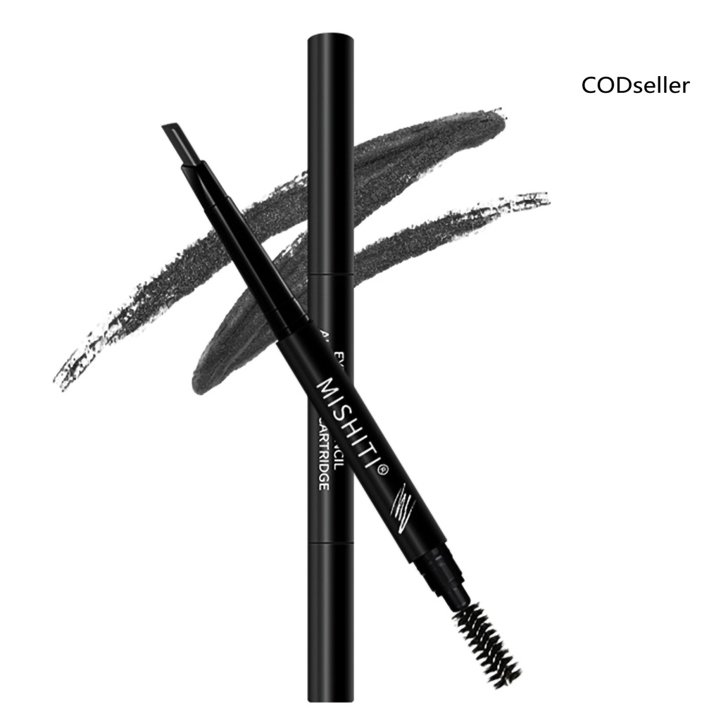 Bút chì vẽ lông mày hai đầu xoay tự động không nhòe cho nữ