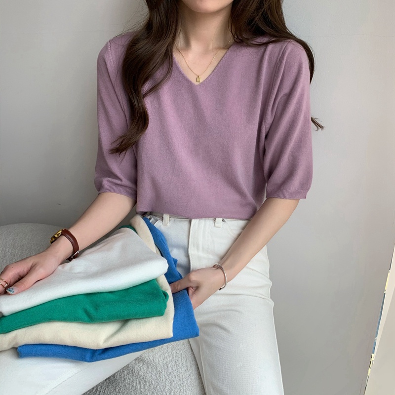 Áo Thun Tay Ngắn Nhiều Màu Sắc 49163