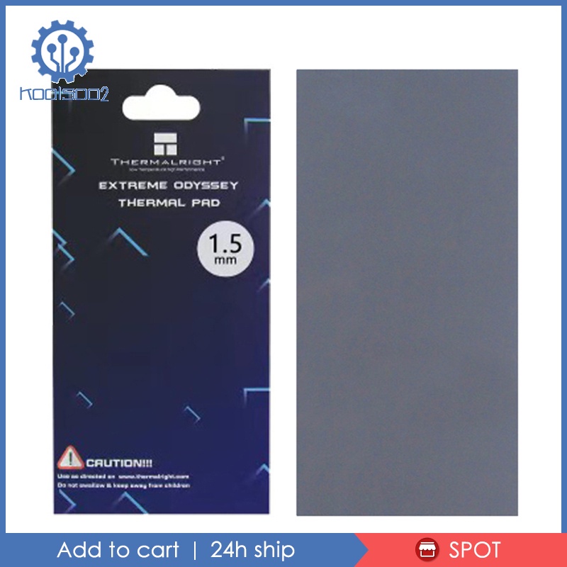 Miếng Đệm Silicone Cách Nhiệt 12.8 W / Mf Koolsoo2 Đơn Giản Cho Tản Nhiệt Laptop PC