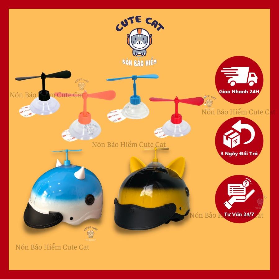 Phụ Kiện Chóng Chóng Trang Trí Nón Bảo Hiểm Siêu Xinh Có Kèm Keo Dán 3M Chắc Chắn Có Nhiều Màu Lựa Chọn CUTE CAT