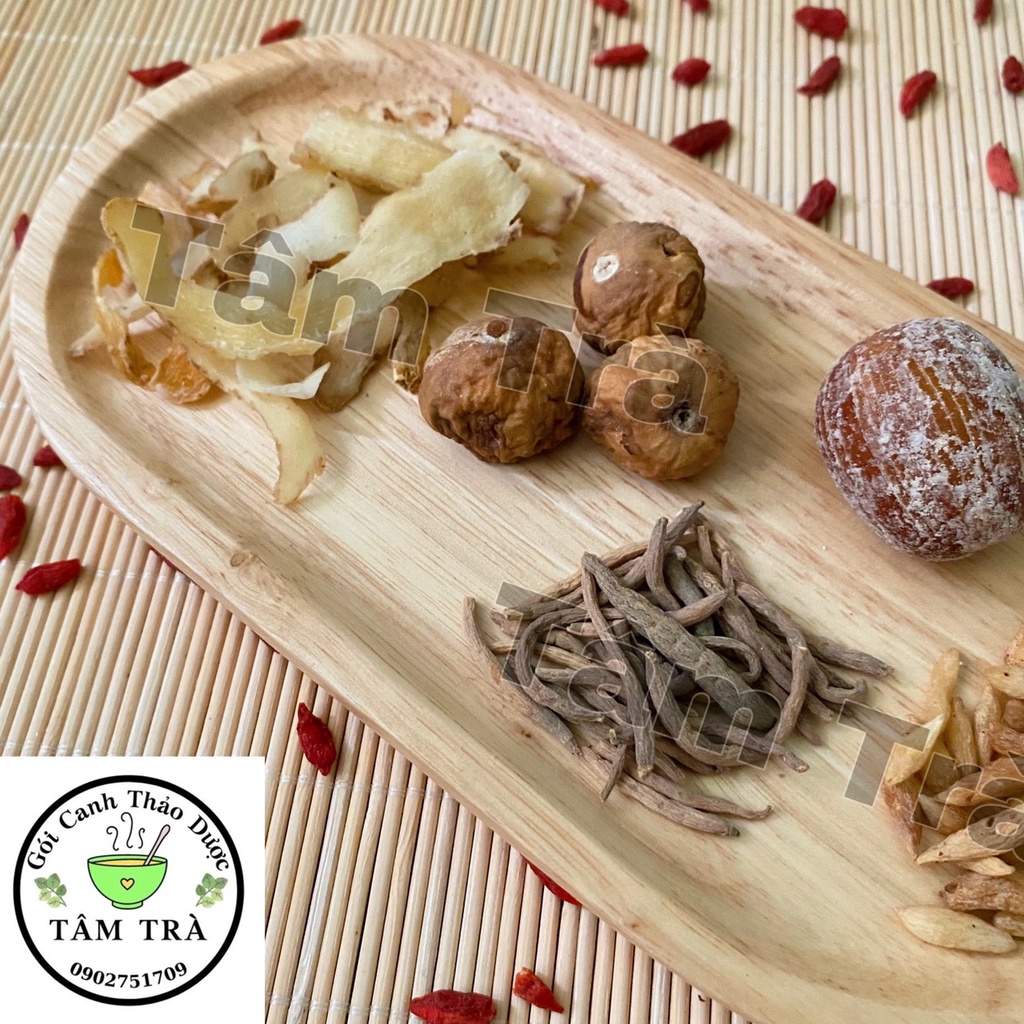 Gói Canh Thảo Dược - Canh Thái Tử Mạch Đông - Nguyên Liệu Hầm Canh Dành Cho Bé -Tâm Trà