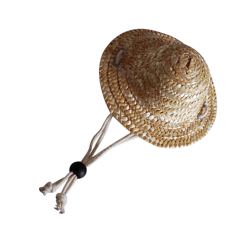 1 Nón Rơm Đan Mùa Hè Cho Thú Cưng