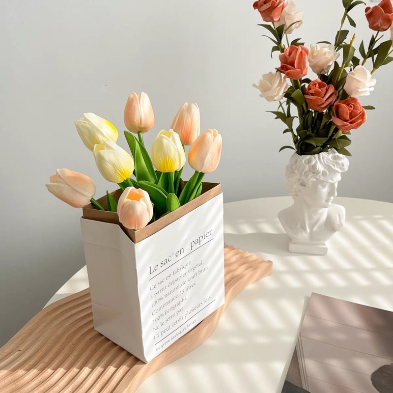 Hoa tulip phụ kiện chụp ảnh, trang trí -may.decor-