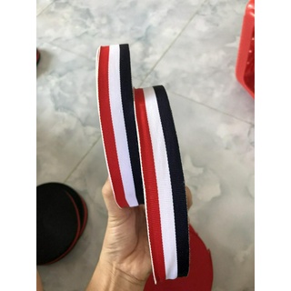 Dây đai sọc bản 2.5cm mỏng 20k/mét