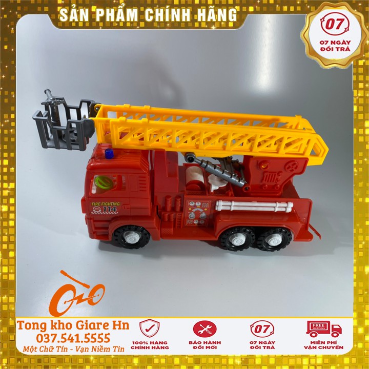 Xe đồ chơi, Xe cưu hộ đồ chơi cho bé, Kích thước lớn - chắc chắn - chạy cót - Hàng Việt Nam