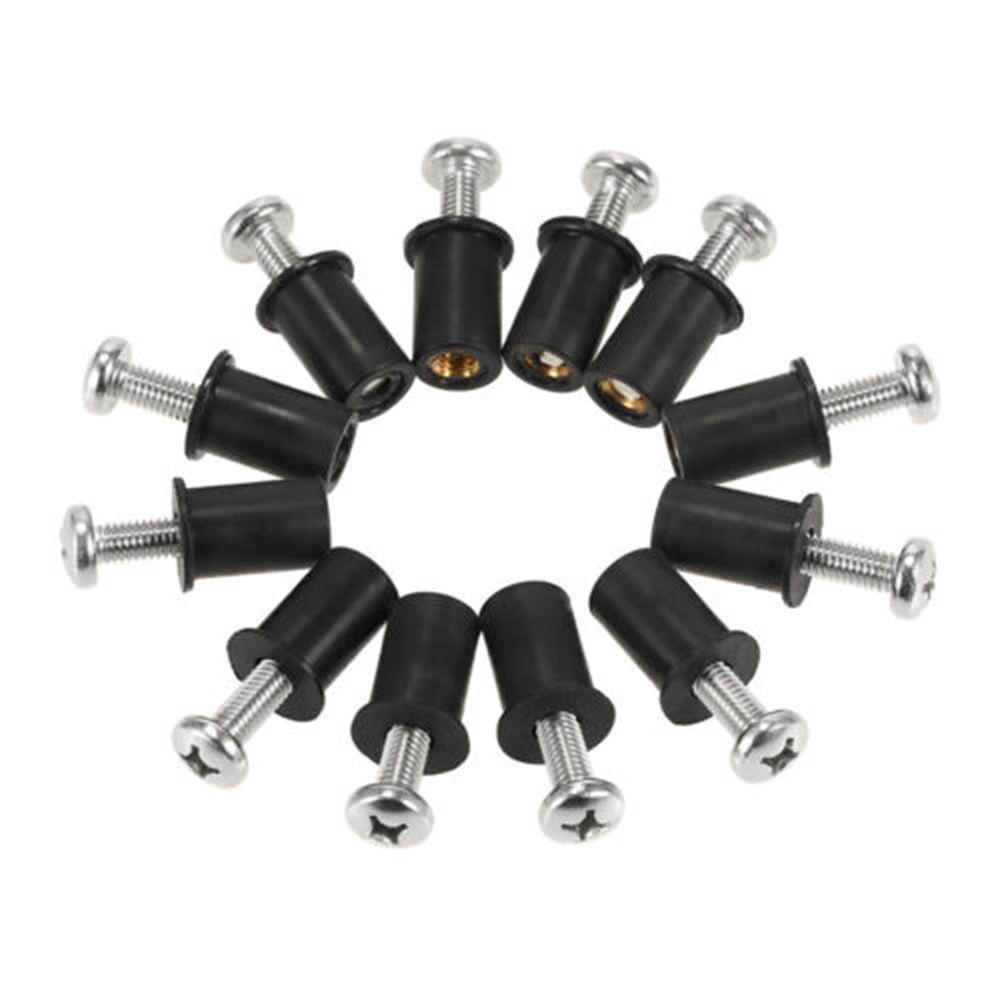 Set 12 Đinh Tán Bằng Thép Không Gỉ Gắn Kính Chắn Gió Cho Thuyền Kayak