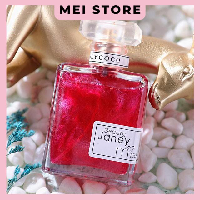 Nước Hoa Dành Cho Nữ Có Nhũ Kim Tuyến Cao Cấp Butterfly Girl Miss Perfume Eau De Parfum Chính Hãng Nội Địa 50ML