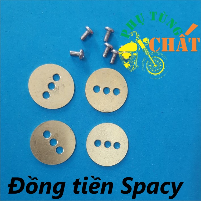 Đồng tiền xe Honda Spacy 24 dày 1 ly 3 lổ sản xuất tại Việt Nam - PHỤ TÙNG CHẤT