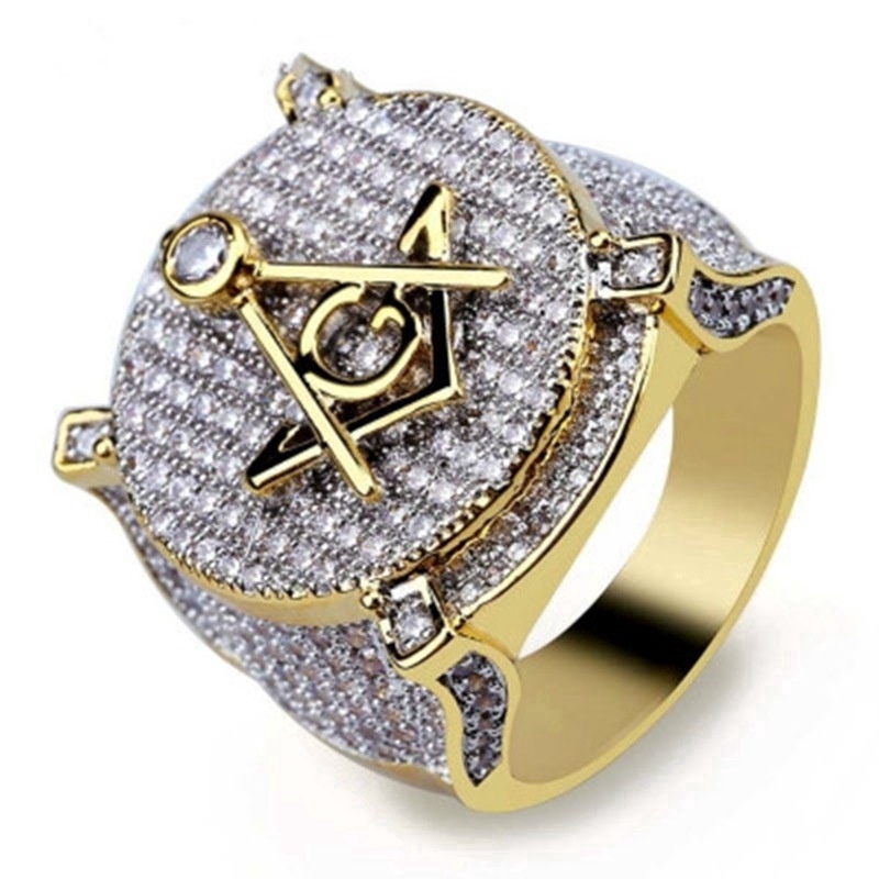 Nhẫn Nam Chất Liệu Thép Titan Mạ Vàng 18K