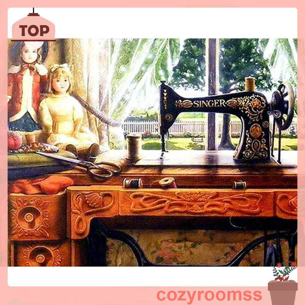 Bộ Tranh Thêu Chữ Thập Toàn Diện DIY Dùng Trang Trí Nhà Cửa