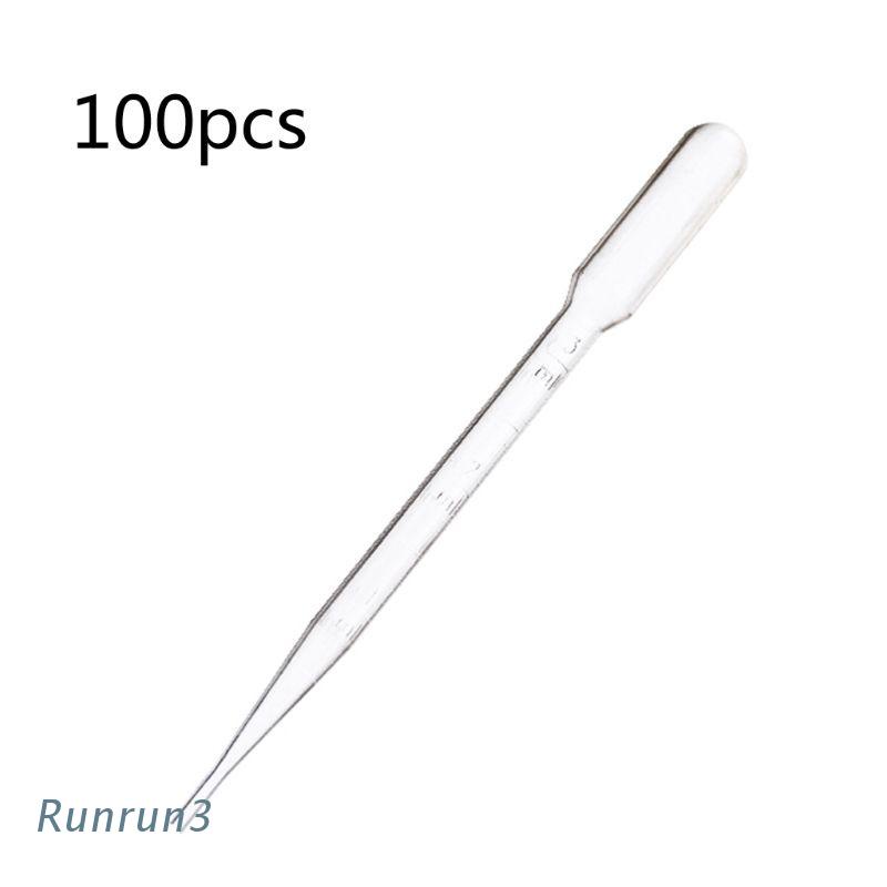 Set 100 Ống Nhỏ Giọt Bằng Nhựa 3ml Dùng Một Lần Chuyên Dụng Cho Trang Sức