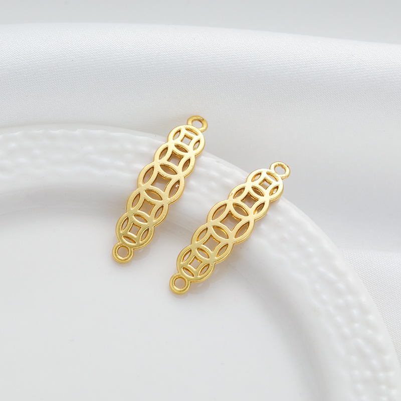 Mặt Dây Chuyền/Móc Khóa Túi Đựng Tiền Xu/Vỏ Sò Mạ Vàng 18k Mặt Dây Chuyền diy