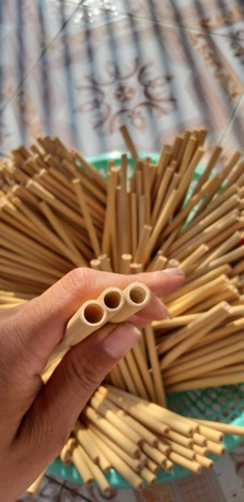 Sỉ 500 ống hút tre