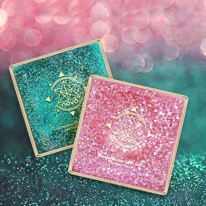 ☀☀☀ (Hàng Mới Về) Bảng Phấn Mắt Novo 5255 Màu Nhung Lì Ánh Ngọc Trai ☝☝☝ | BigBuy360 - bigbuy360.vn