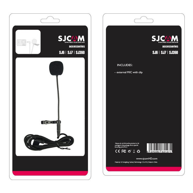 [NHẬN MÃ ANAN GIẢM 30K] Microphone SJCAM cho camera hành trình SJCAM SJ6 Lengend, SJ7 Star, SJ360