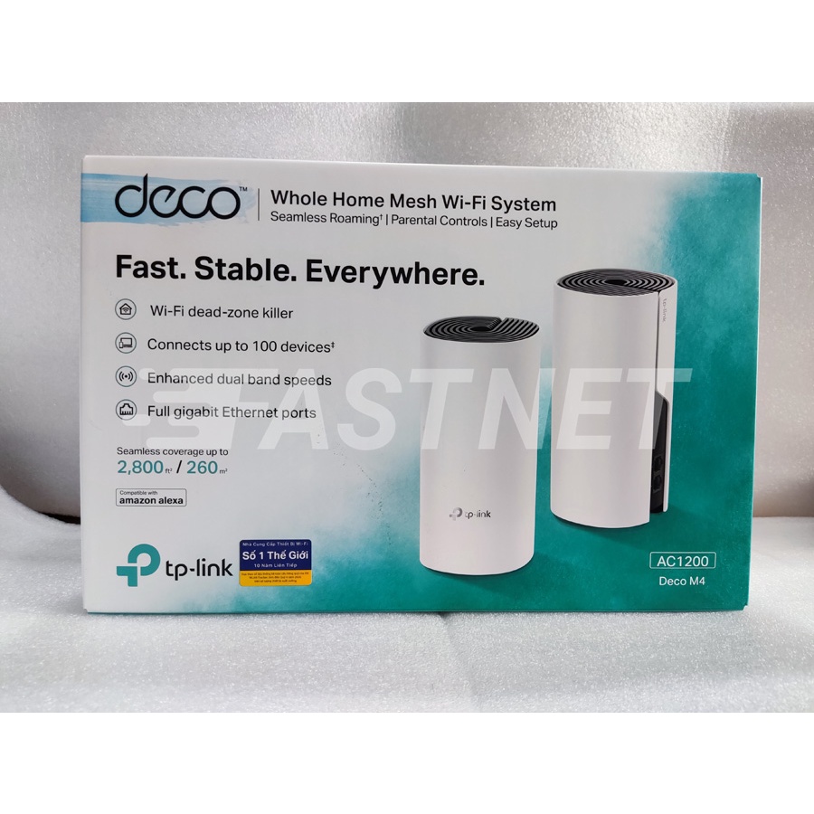 Hệ thống Wi-Fi Mesh Cho Gia Đình TP-Link Deco M4 Chuẩn AC1200