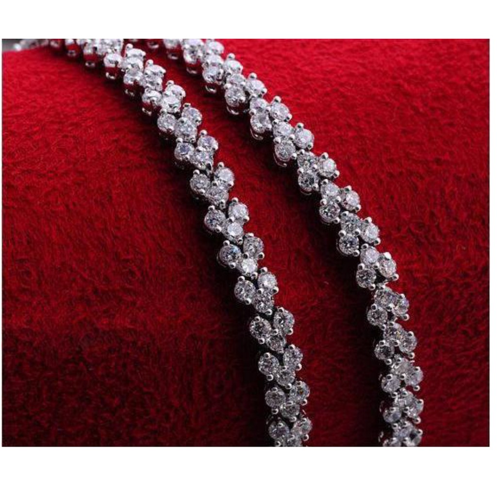 Vòng Tay Zircon Trái Tim Sang Trọng Quí Phái VTZIRCONTRAITIM03