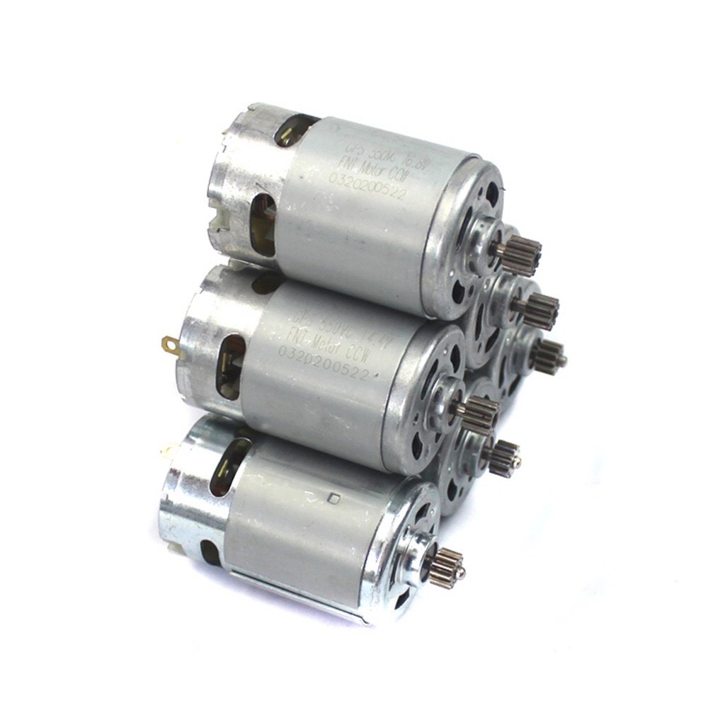 Motor 550 công suất cao có sẵn bánh răng chuyên cho máy pin 12V-21V