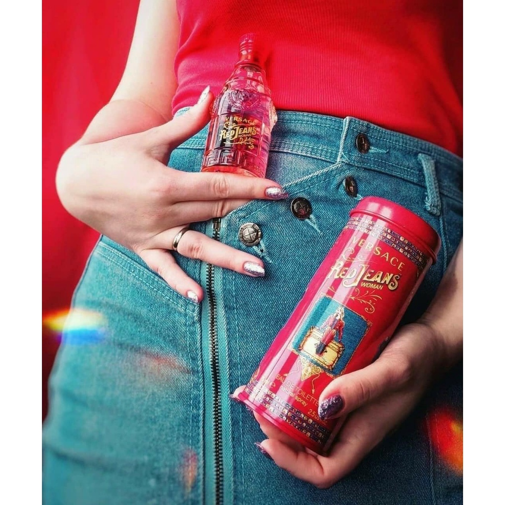 Nước Hoa Nữ Versace Versus Red Jeans EDT 75ml - Versace lon đỏ