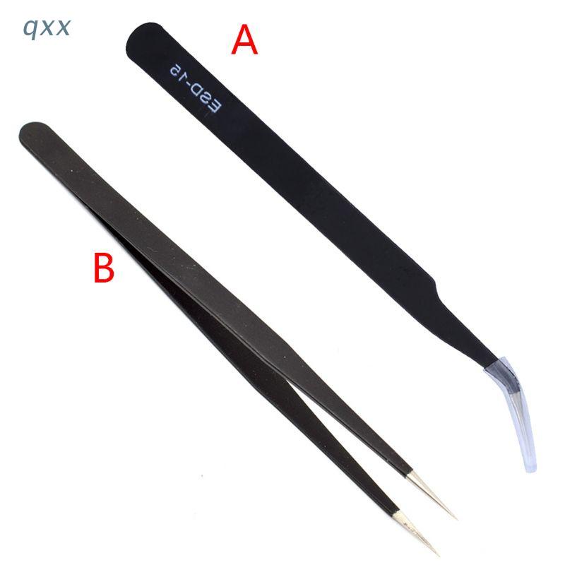 Nhíp Cong Bằng Thép Carbon Màu Đen Độ Chính Xác Cao Esd-15 / Esd-14