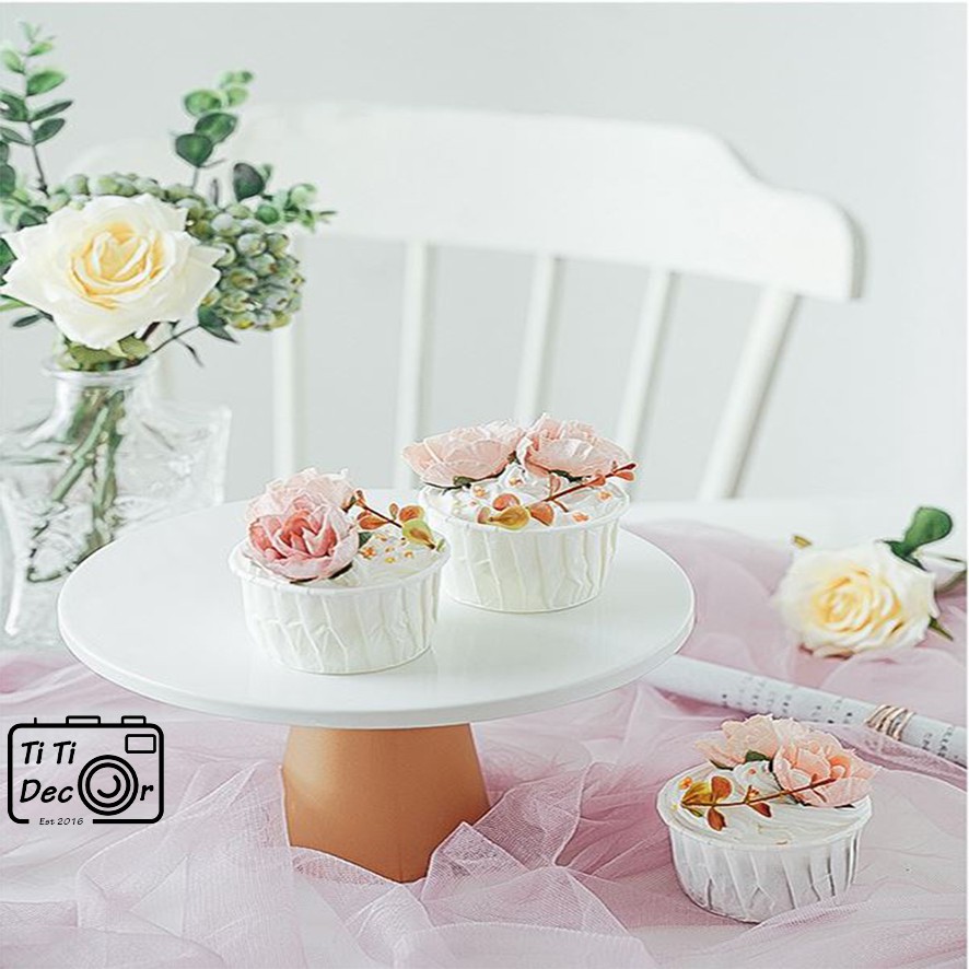 Cakestand(kệ để bánh 1 tầng) đạo cụ chụp ảnh sản phẩm, phông nền chụp ảnh - TiTi Decor