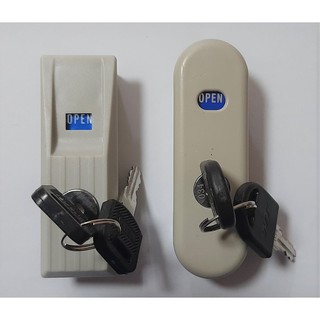 Ổ khóa tủ tài liệu có chữ Open Close - Ổ khóa tủ cửa lùa có chữ Open Close