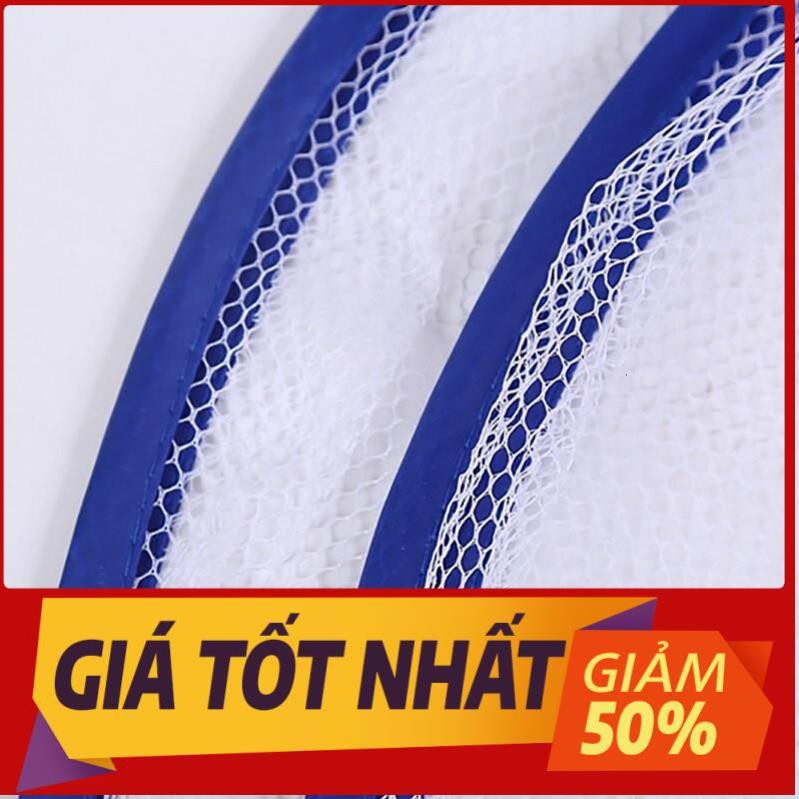 Giá phơi đồ lót tất vớ quần áo trẻ em túi giỏ vải lưới thông minh 2 tầng gấp bé xếp gọn đa năng tiện lợi