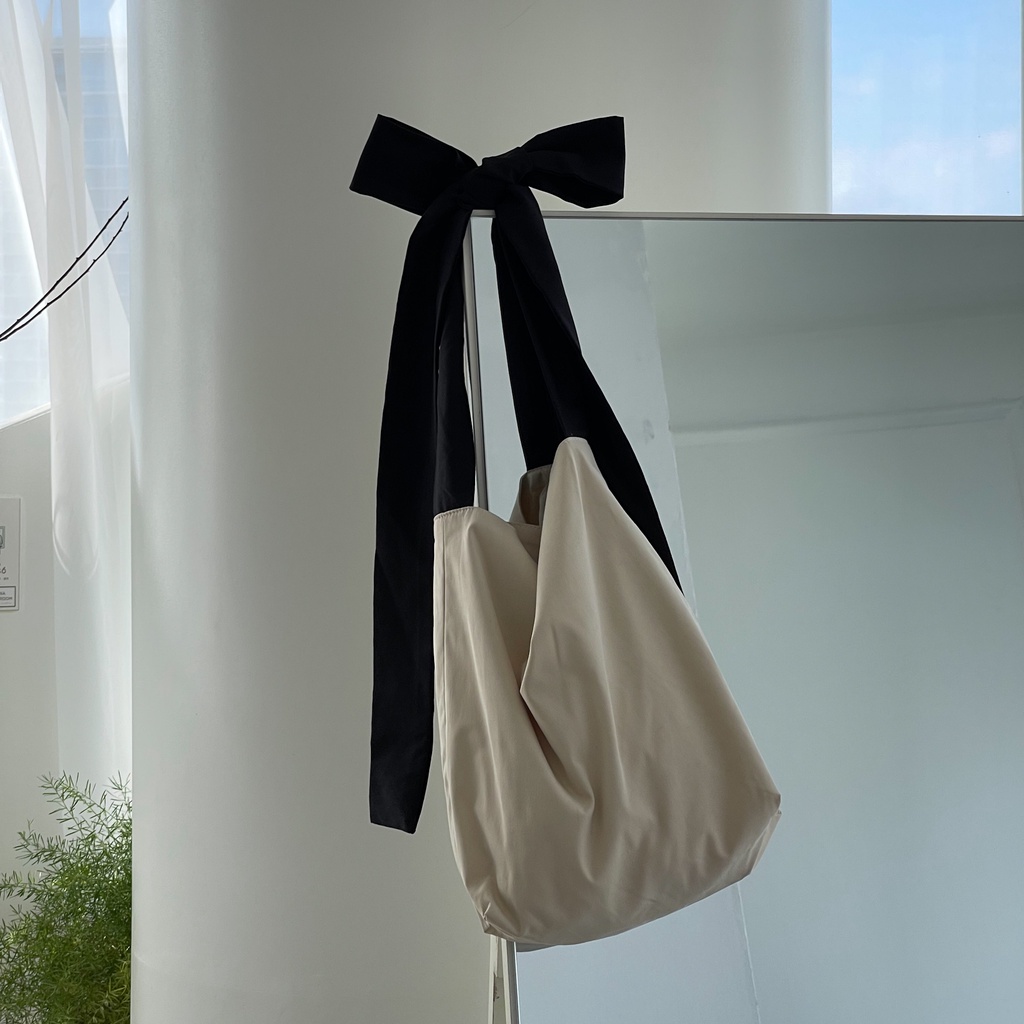 Mini Poési Tote Bag Bowtie Thay đổi chiều dài quai