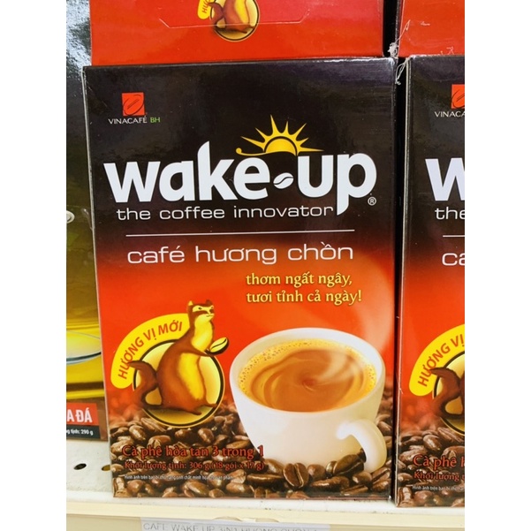 Cà phê Wakeup hương chồn 18gói*17g