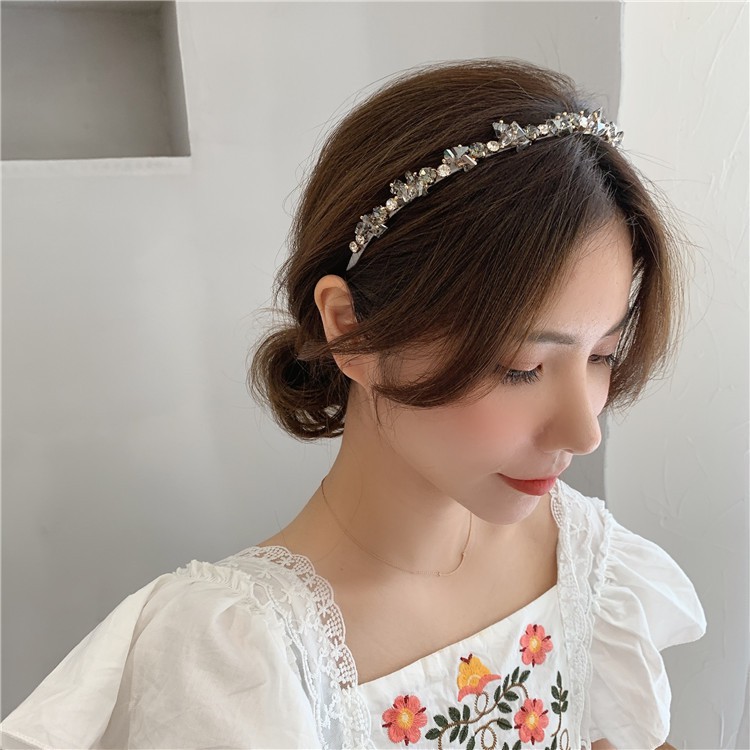 Cài tóc đính đá kim cương lấp lánh sang trọng phong cách cổ điển dành cho nữ