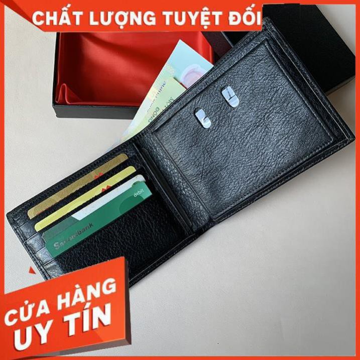 [ Da Cao Cấp 100% ] Ví Nam Da Bò Thật Giá Rẻ VB29 Bảo Hành 12 Tháng | BigBuy360 - bigbuy360.vn