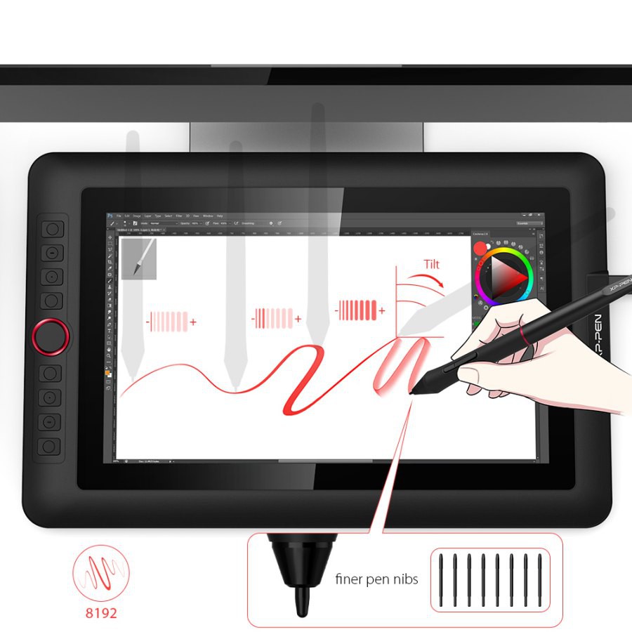 BẢNG VẼ MÀN HÌNH XP-PEN ARTIST 13.3 PRO FULLHD 91%ADOBE RGB CẢM ỨNG NGHIÊNG