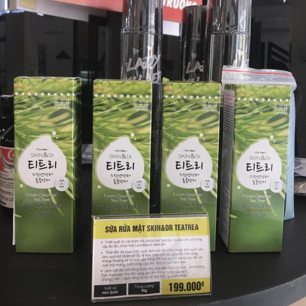 Sữa Rửa Mặt Tràm Trà Skin Dr Tea Tree 80g - Dành cho da mụn, da dầu, dưỡng ẩm trắng da - 30Shine phân phối chính hãng | BigBuy360 - bigbuy360.vn