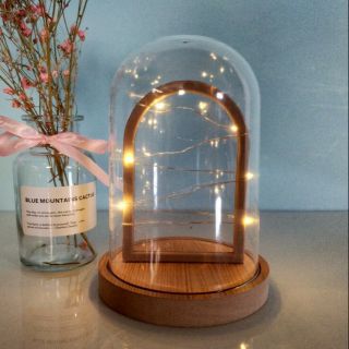 Khung ảnh vòm mika gắn led để bàn