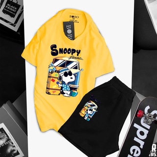 Bộ thun bé trai snoopy vàng 💥