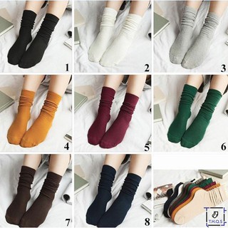 Tất len nhún hàn quốc