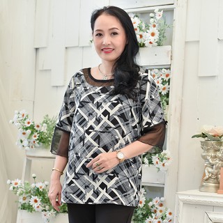 Madam Sotoni - Thời trang trung niên - Áo kiểu nữ trung niên - DHDT702