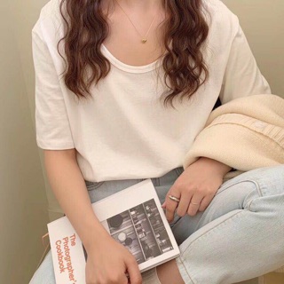 Áo phông basic cổ tròn