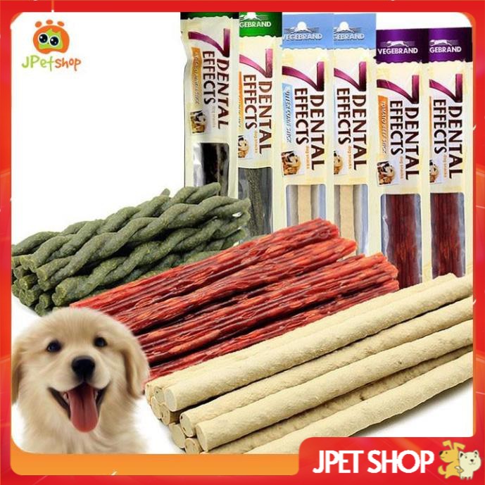 Xương Gặm Dinh Dưỡng Cho Chó Sạch Răng 7 Dental Effects, Thanh 15cm/11g - Jpet shop