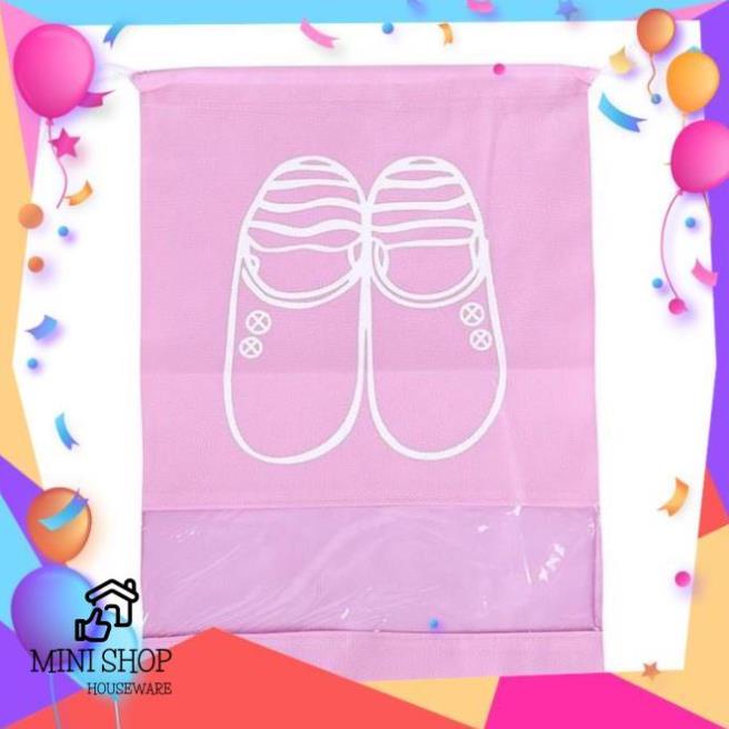 Combo 100 Túi Đựng Giày Thể Thao, Quần Áo Du Lịch Họa Tiết,Tiện Lợi, Gọn Nhẹ.