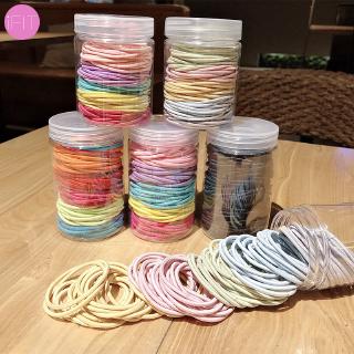 Set 100 Dây Cột Tóc iFIT Co Giãn Nhiều Màu Sắc