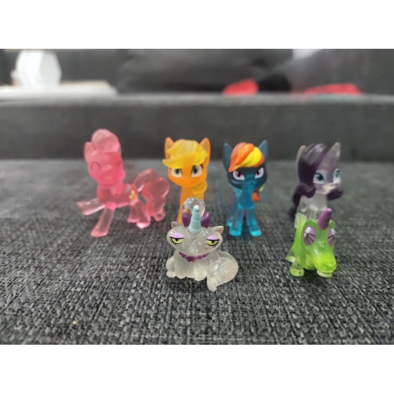 Bộ 4 mô hình ngựa, mèo, khủng long... Pony nhỏ xinh chính hãng Hasbro trang trí tiện lợi