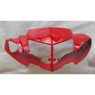 Ốp đầu trước (Nắp trước tay lái) Sirius hello đỏ