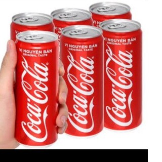 lốc 6 lon coca cola 320 ml