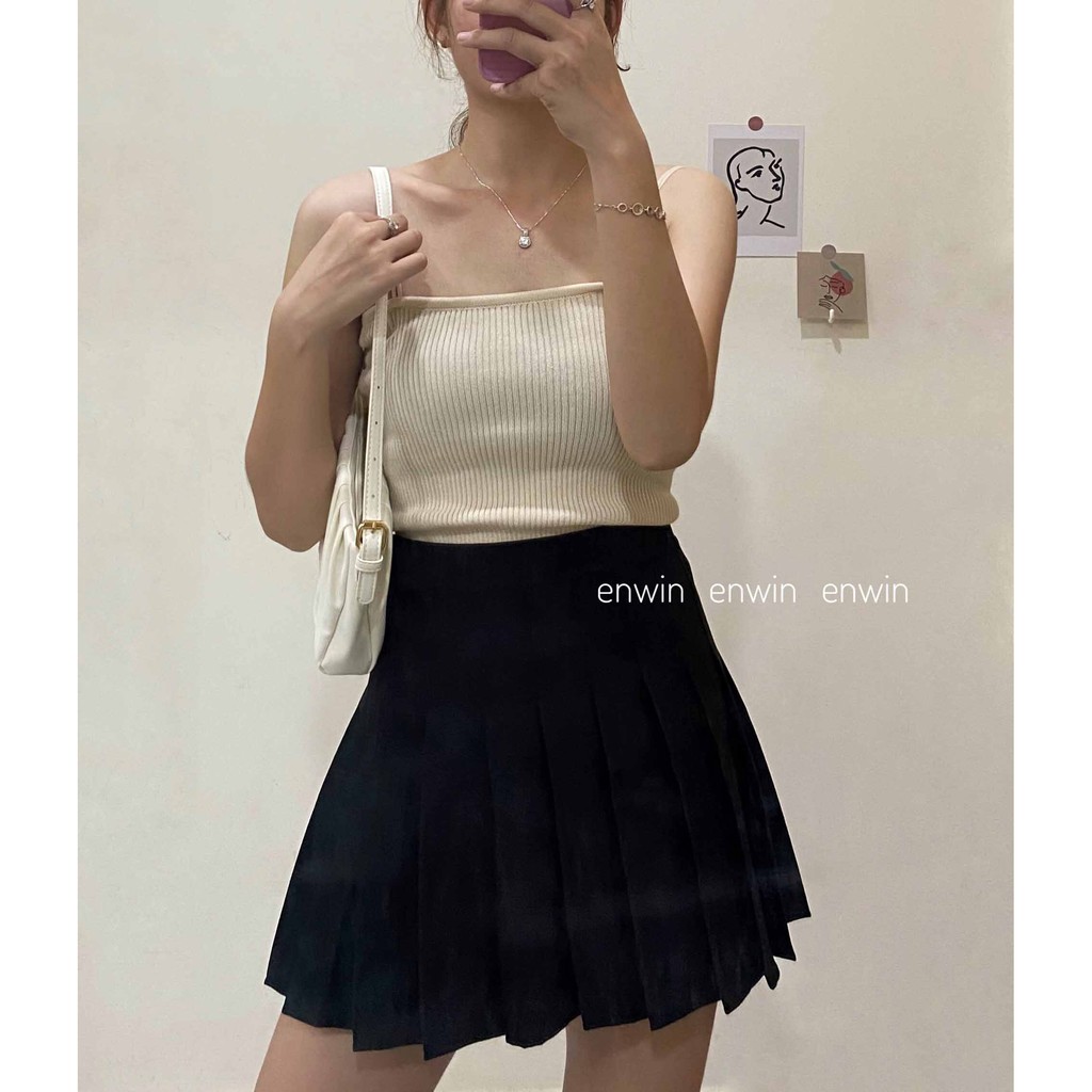 [Ảnh thật] Chân váy trơn xếp ly Tennis - Tennis Skirt CV2 | BigBuy360 - bigbuy360.vn