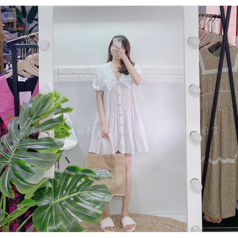 Váy trắng ( ảnh thật ) | BigBuy360 - bigbuy360.vn