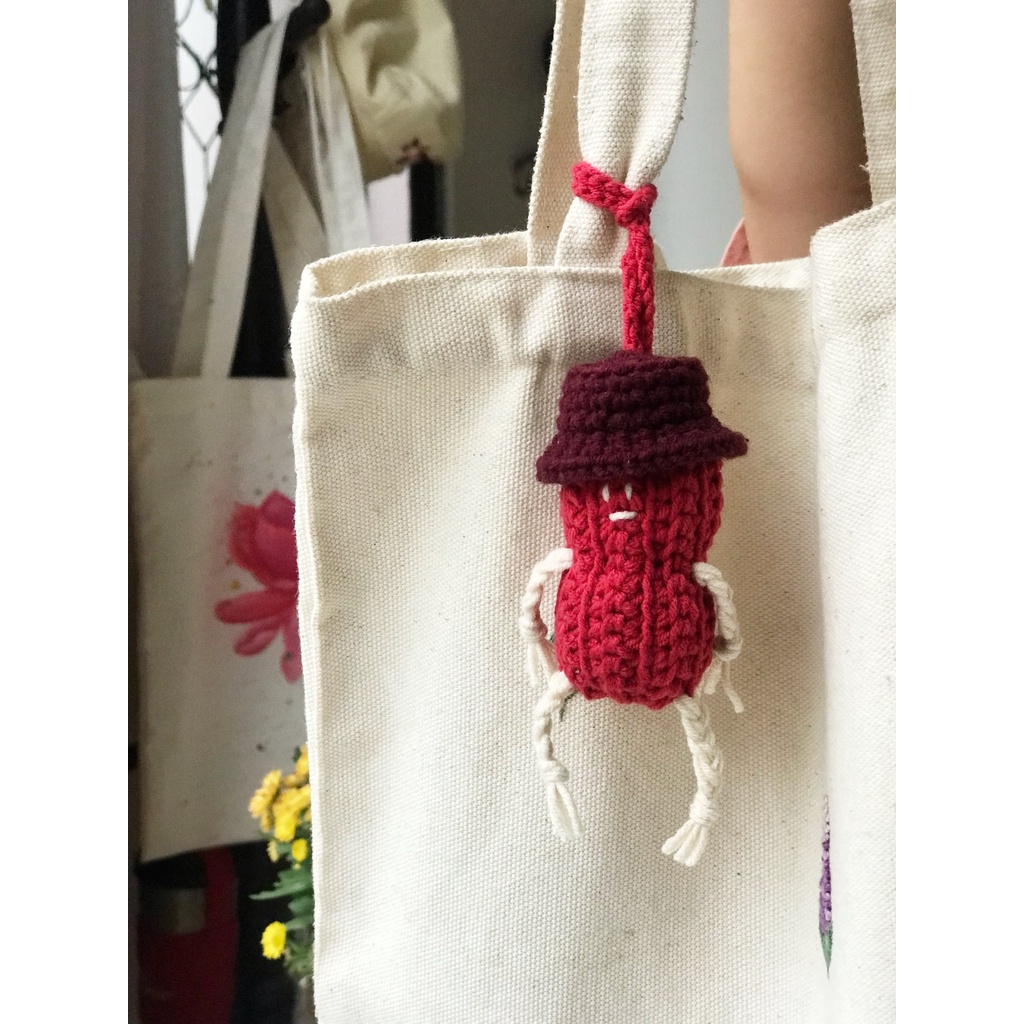 Bé đậu treo túi handmade