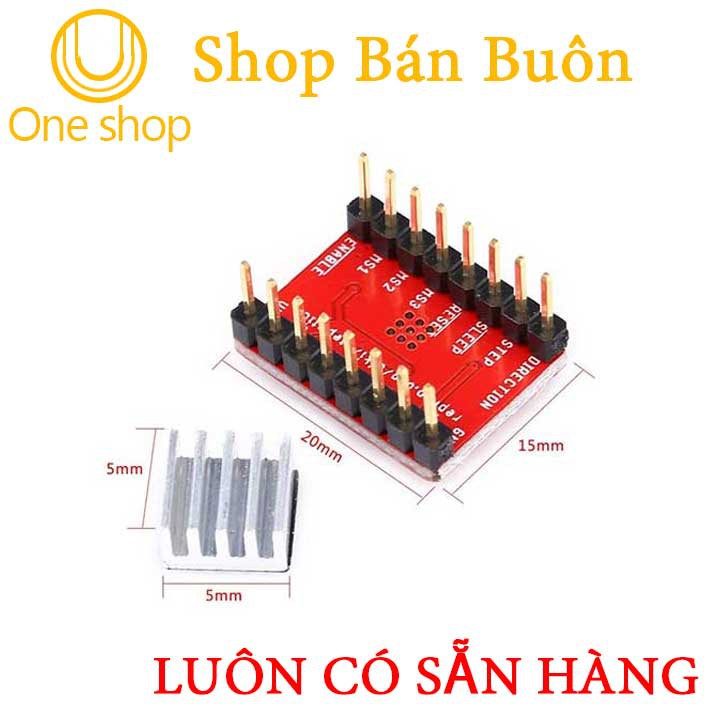 Module Điều Khiển Động Cơ Bước Máy In 3D A4988 Reprap V1