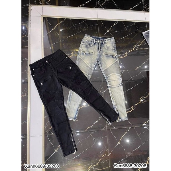 Quần Bò Mix Khoá Amiri - Quần Jean Amiri Mix Khoá Cao Cấp | BigBuy360 - bigbuy360.vn