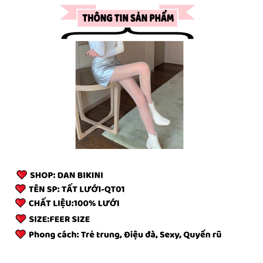 Quần tất nhũ phát sáng hot hit siêu dai sexy MÃ QT01